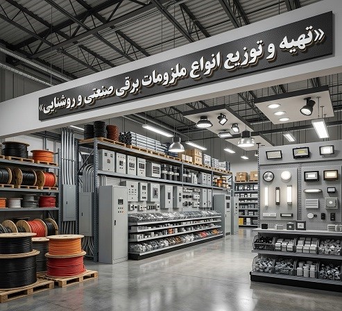 تهیه و توزیع انواع ملزومات برقی صنعتی و روشنایی
