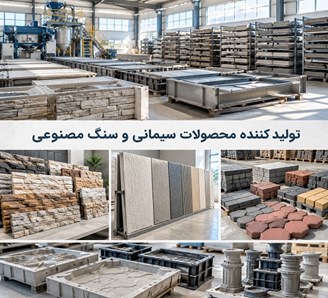 توليد کننده محصولات سیمانی و سنگ مصنوعی
