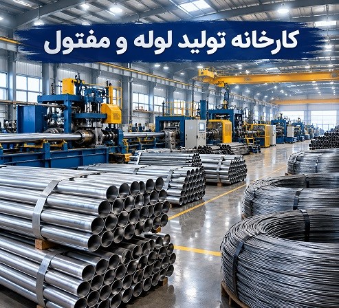 کارخانه تولید لوله و مفتول